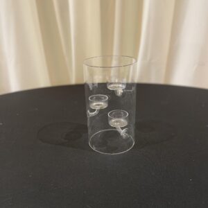Three Tea Light Glass Cylinder