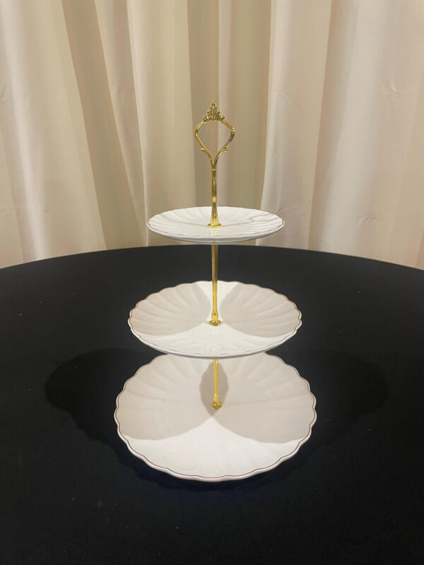 3 Tier Porcelain Dessert Dish