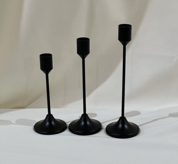 Black Candlestick Holder