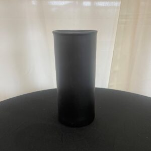 Black Cylinder Vase