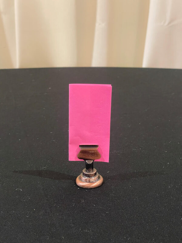 Bronze Place Card Holder 