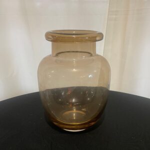 Brown Glass Vase