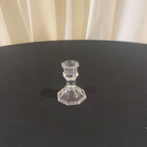 Glass Candlestick Holder