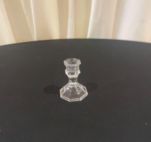 Glass Candlestick Holder