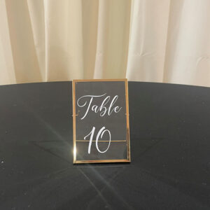 Gold Table Numbers