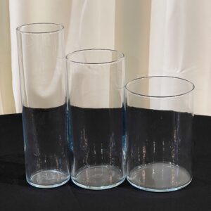 Nesting Set - Clear Blue Cylinders