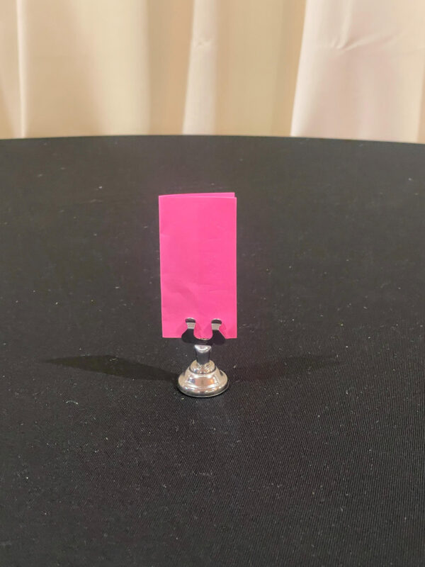 Silver Place Card Holder