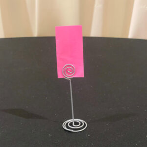 Silver Place Card Holder