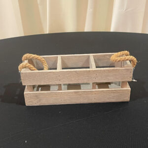 Wooden Candle Holder 10.5x4