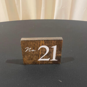 Wooden Table Numbers