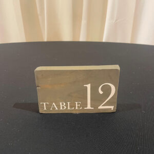 Wooden Table Numbers
