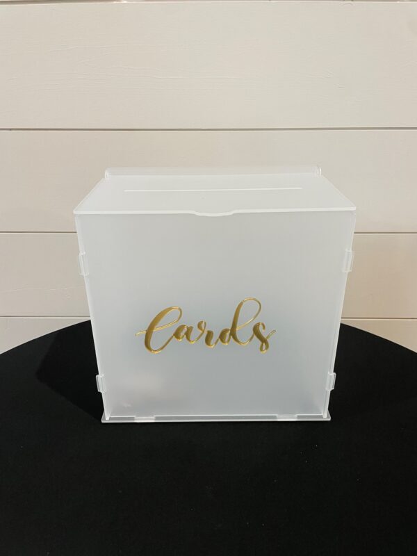 Acrylic Card Box