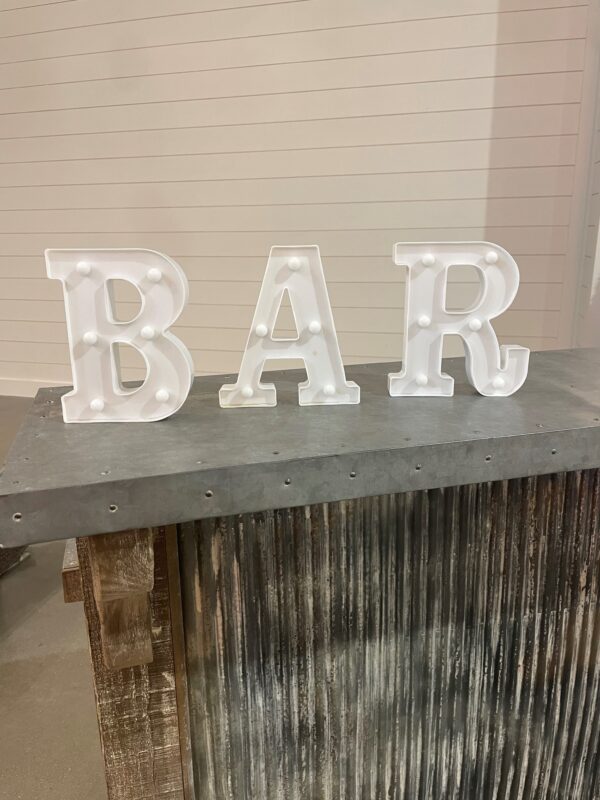 Light Up Bar Sign