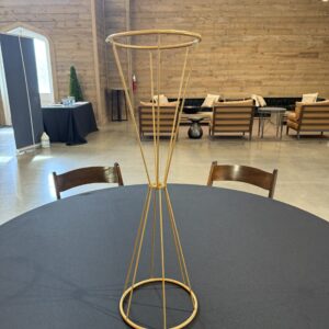 Gold Floral Center Piece