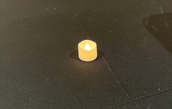 White Flameless Ivory Tealights