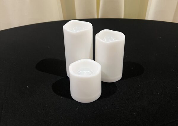 White Flameless Candles