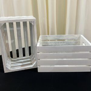 White Wooden Box