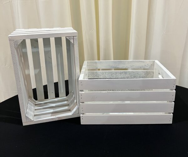 White Wooden Box