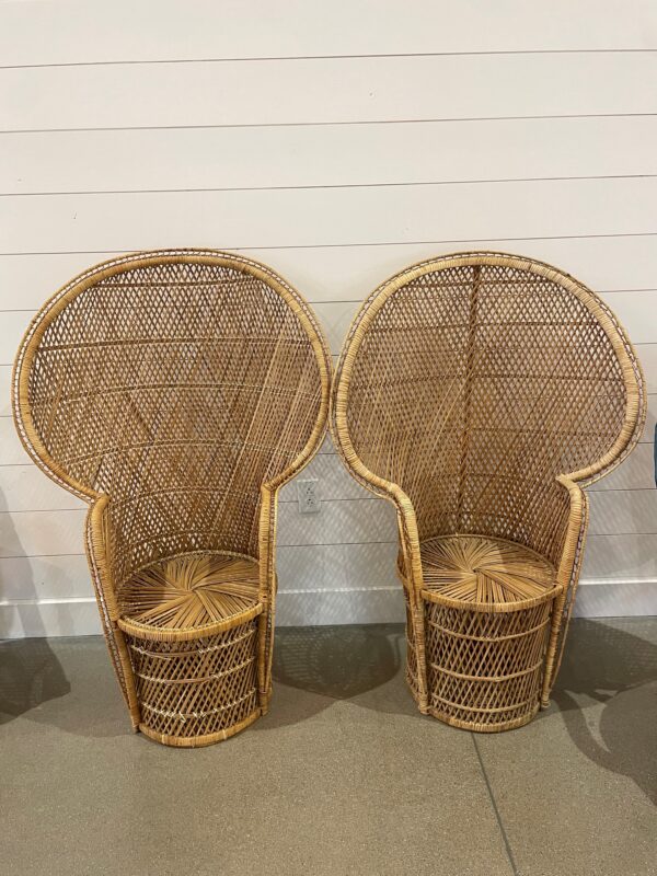 Peacock Wicker Chairs