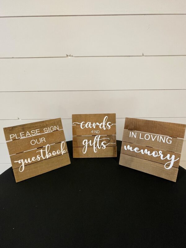 Wooden Small Signs