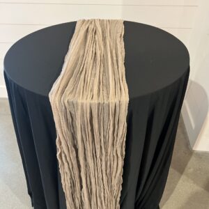 Nude Cheesecloth Runner
