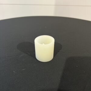 Ivory small flameless candle