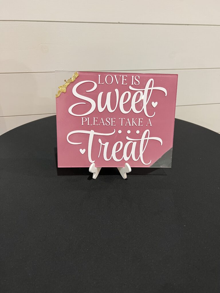 Very Sweet Sign Pink Acrylic Sweets Sign – The Woods at Cedar Springs